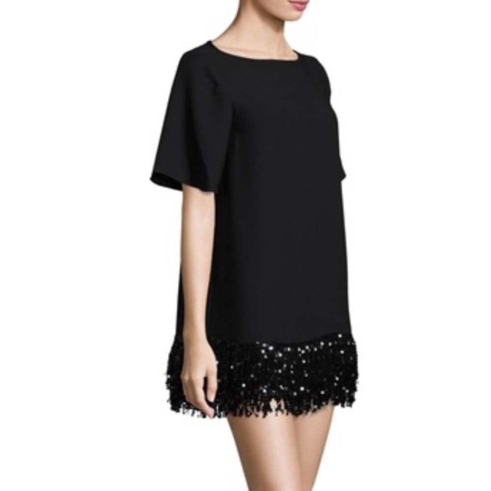 Kate spade sequin fringe tunic mini dress